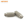 HK66 Thread M12 sonde en acier inoxydable frit